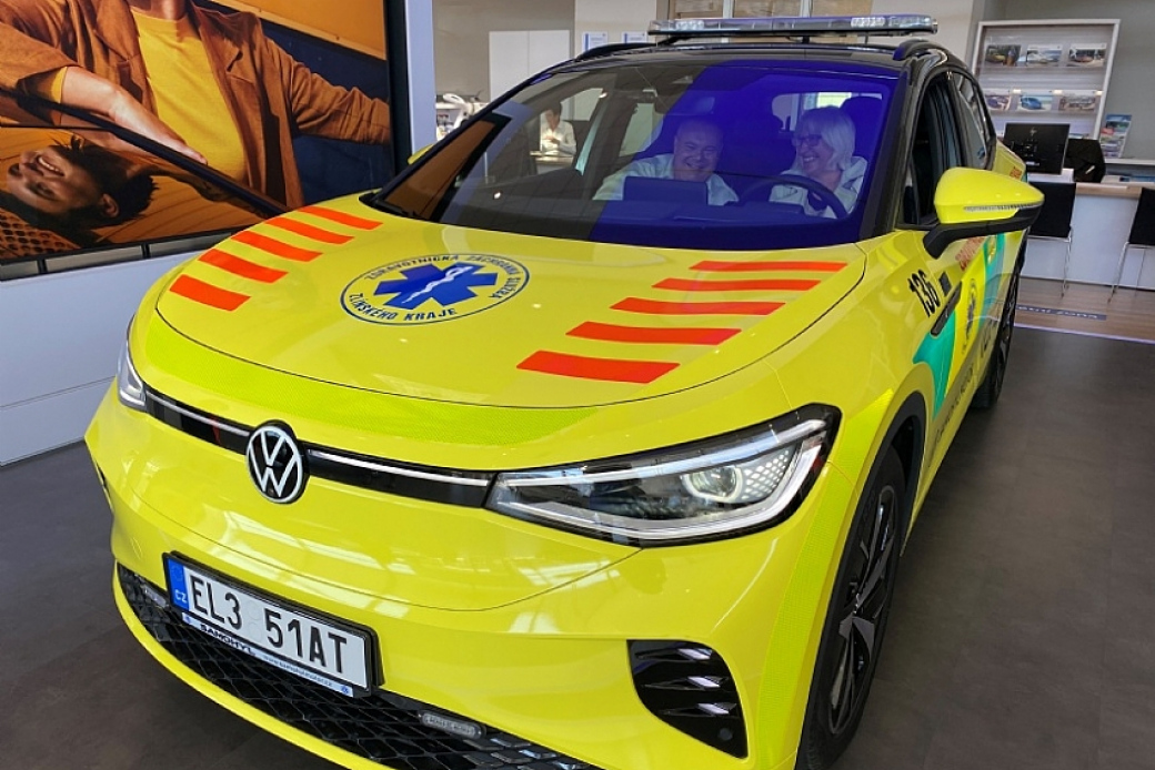 Záchranáři ve Zlínském kraji budou v ostrém provozu testovat elektromobil