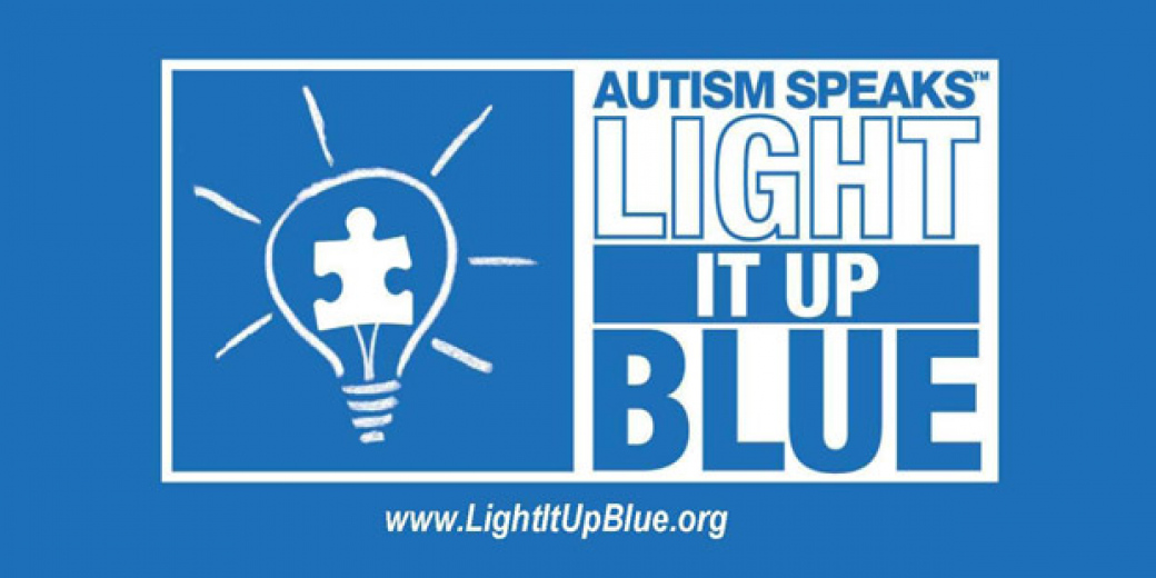 Radnice se rozsvítí modře na podporu autismu