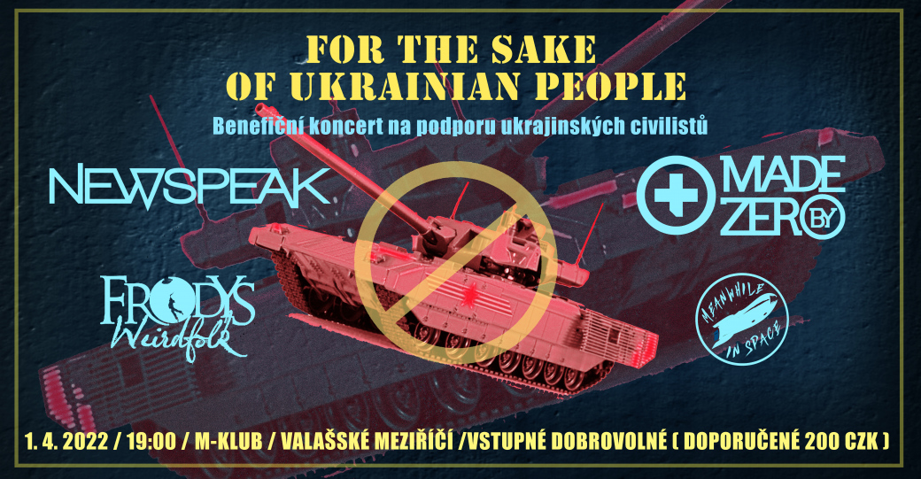 For The Sake of Ukrainan People – Benefiční koncert na podporu ukrajinských civilistů