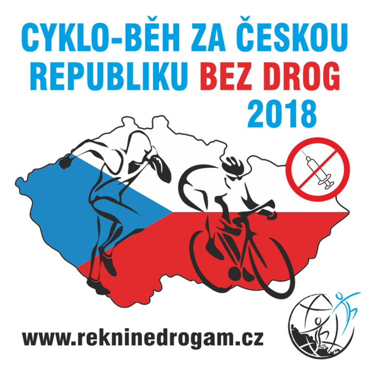 16. ročník cyklo-běhu za Českou republiku bez drog 2018 zavítal dnes i do ValMezu