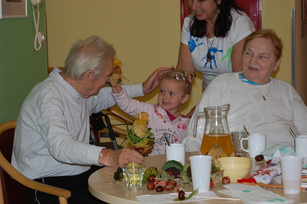 V hospici CITADELA se děti setkávají se seniory