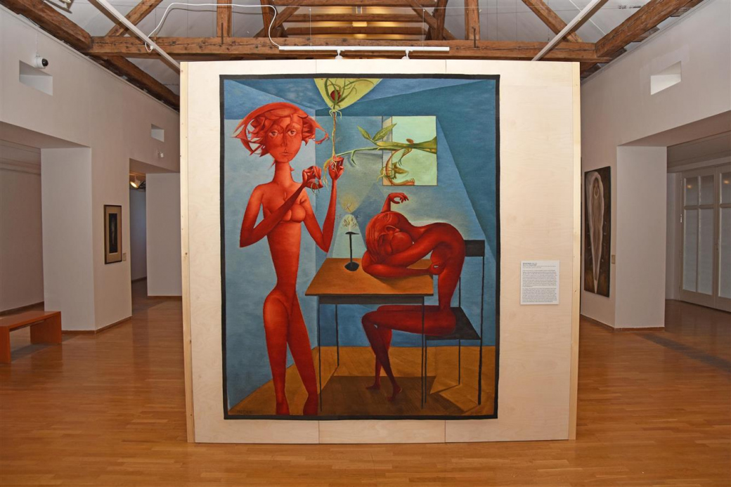 Gobelíny z Valmezu zdobí Muzeum moderního umění v Olomouci