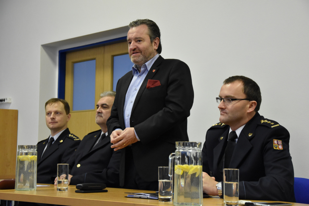 Vedení krajských hasičů ve Valašském Meziříčí zahájilo nový rok