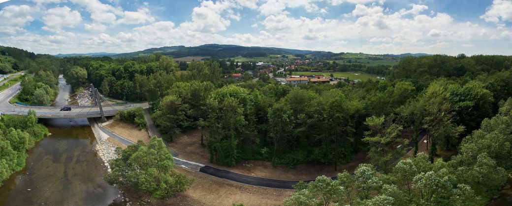 Stavba cyklostezky do Hrachovce  finišuje 