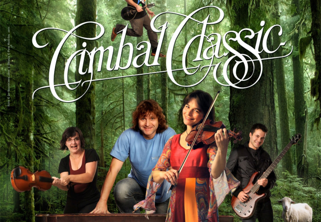 Koncert skupiny Cimbal Classic v Dřevěném městečku