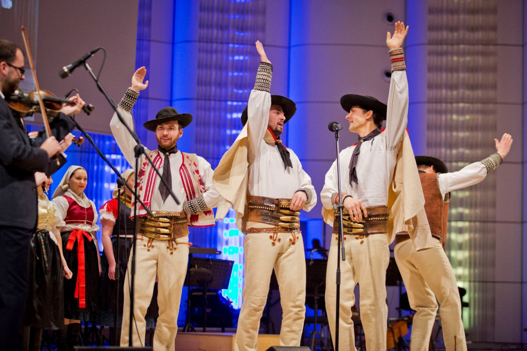 Československý folklor v Panské zahradě