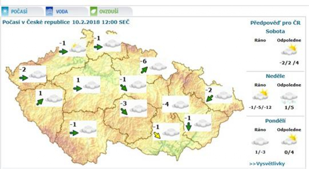 ČHMÚ: Pozor na zhoršené rozptylové podmínky