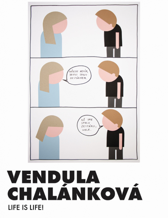 Komiksy plné života Venduly Chalánkové vystaví meziříčská Galerie Sýpka