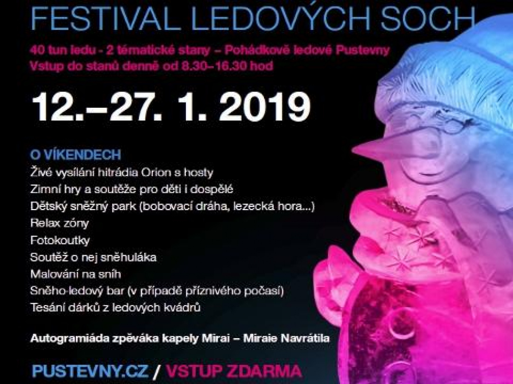 Kam vyrazit tento týden v kraji: Festival ledových soch, koncert na Soláni i porce jazzové muziky