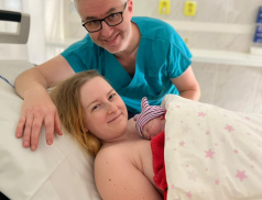 První miminko se v meziříčské nemocnici narodilo již 15 minut po půlnoci