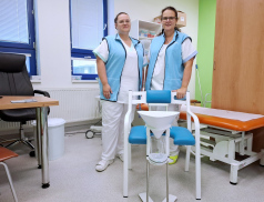 Nový přístroj pomáhá v urologické ambulanci Nemocnice AGEL VM s vyšetřením funkce močových cest
