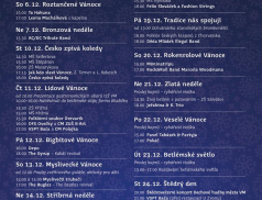 Mikulášský jarmark s koncertem a nadílkou zahájí program Vánoc ve Valmezu