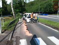 Hasiči zasahovali v pondělí u několika dopravních nehod
