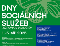 Dny sociálních služeb 2025 v Rožnově p. R. nabídnou zajímavý program