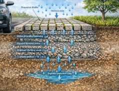 Rožnov využívá propustných dlažeb. Pomohou zvládat vedra i přívalové deště