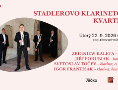 Společenský dům přivítá Stadlerovo klarinetové kvarteto