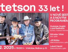 Stetson 33 let.V nové sestavě a s novým programem!