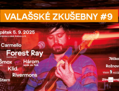 Valašské zkušebny 9. Letošními headlinery jsou Forest Ray ze Seattlu