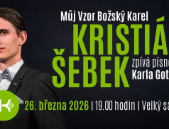 Vsetín zažije vzpomínkový koncert na Karla Gotta v podání Kristiána Šebka
