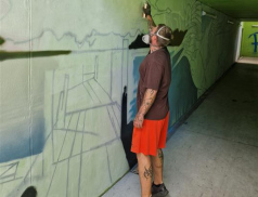 Podchod Trávníky-Rybníky oživí sprayartové malby Proroka
