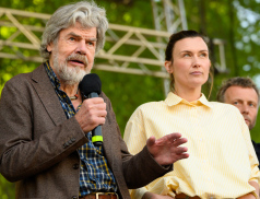 Zlín navštívil legendární horolezec Reinhold Messner