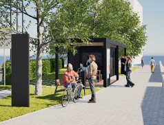 U přístaviště v Uherském Hradišti vznikne moderní zázemí pro turisty i místní. Sloužit začne už v létě