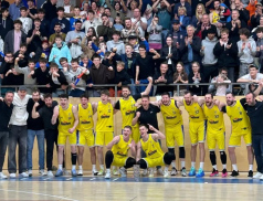 Mistři! Basketbalisté Zlína vyhráli první ligu a v baráži vyzvou Hradec Králové