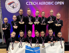 Otrokovice slaví: Gymnastky přivezly pět titulů mistryň ČR a uspěly i v evropské konkurenci