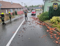 Silné bouřky zaměstnaly hasiče na Kroměřížsku