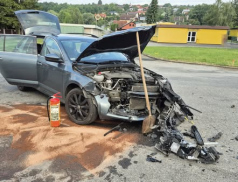 Rušné úterý hasičů – čtyři dopravní nehody