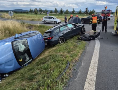 Ani nedělní odpoledne se neobešlo bez dopravních nehod