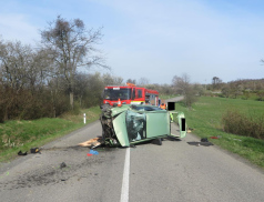 Opilý havaroval, skončil v nemocnici. Přišel o řidičský průkaz 