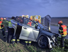 Tragická nehoda u Napajedel. Na místě zemřela jedna ze spolujezdkyň 