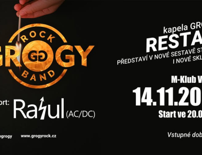M-klub rozezní Grogy + Rahul