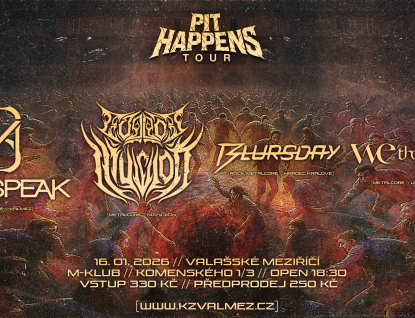 M-klub přivítá metalovou párty Pit Happens Tour