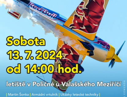 Martin Šonka i Armáda ČR ovládnou nebe nad Valmezem