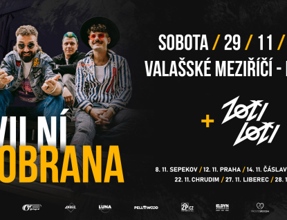 Ve ValMezu vystoupí kapely Civilní obrana + Zoči Voči