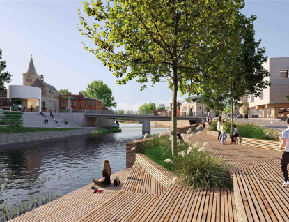 Začala stavba Meziříčské náplavky