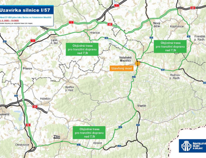Aktuální informace ŘSD k připravované opravě mostu ve ValMezu