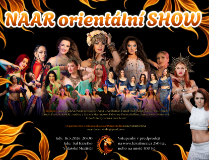Velký mezinárodní festival orientálních tanců Naar oriental show