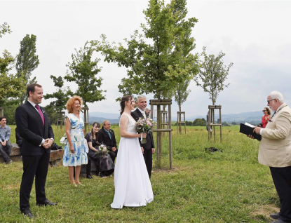 Premiérová svatba ve valašskomeziříčském Florálním kostele