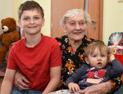 Růžena Malinová z Valašského Meziříčí má krásných 103 let
