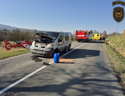 Dopravní nehoda u obce Branky zaměstnala všechny složky IZS