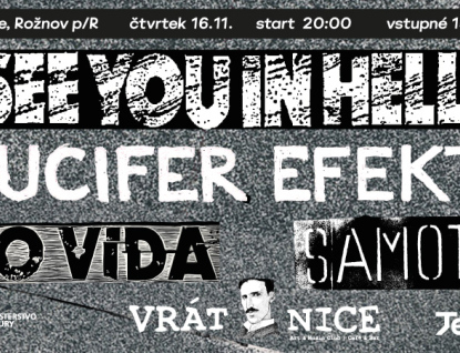 Koncert čtyř punkových a hardcore kapel ve Vrátnici