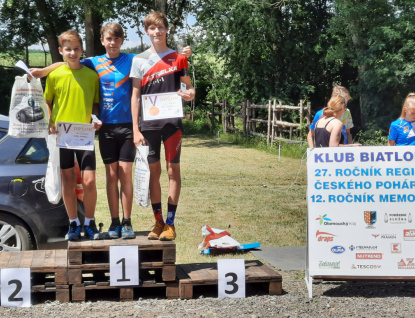 Čtyři zlaté medaile pro mladé biatlonisty z SKMVM