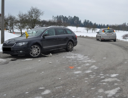 První letošní dopravní nehoda si vyžádala tři lehká zranění