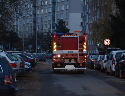 Hasiči zkoušeli ve Valašském Meziříčí průjezdnost ulic  