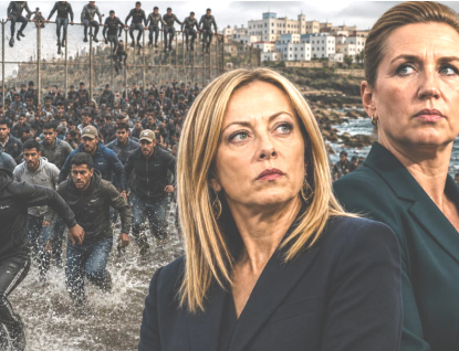 Jejich hodnoty v Evropě nechceme. S pozdravem Giorgia a Mette, pustily se premiérky do migrantů