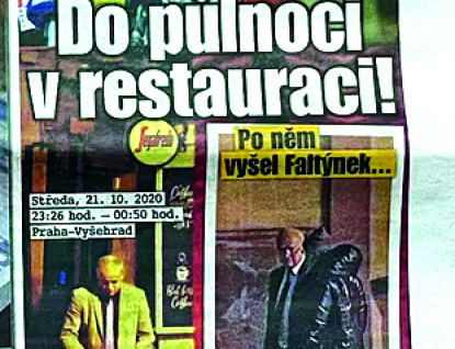Tisk přistihl Prymulu s Faltýnkem v noci v zavřené restauraci! 