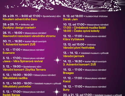 Místostarosta Gross: Rožnov připravil bohatý adventní program, nenechte si ho ujít